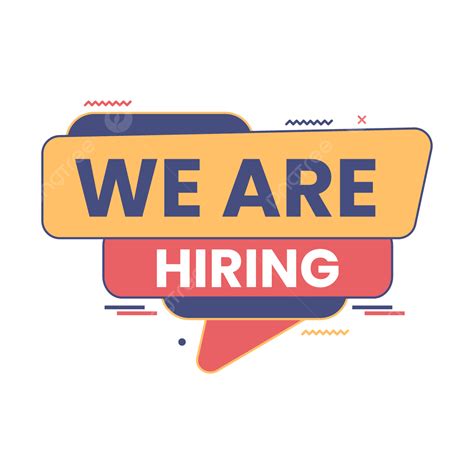 We Are Hiring Banner, Hiring, Employment, Job PNG and Vector with ...