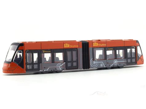 Siemens Avenio Tram orange 1:100 Majorette scale model bus | Scale Arts ...