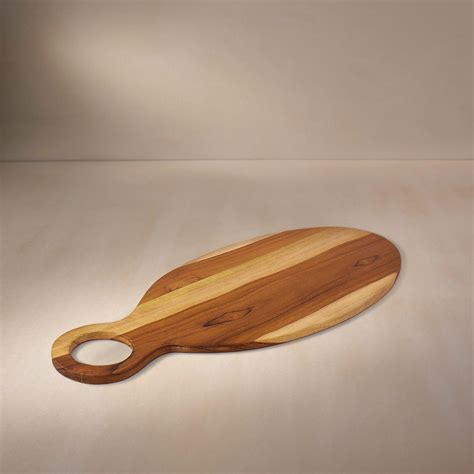 in teak wooden cheese/bread board oval - Ellementry – ellementry