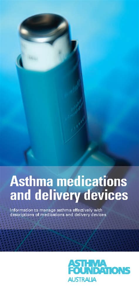 Asthma Medications & Delivery Devices: A Comprehensive Guide - Studocu