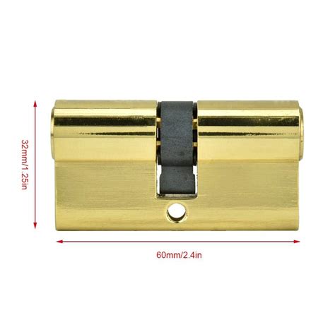 Buy 60mm Cylinder Lock Copper Dual Open Anti-Theft Door Lock Cylinder ...