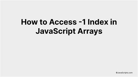 Image result for JavaScript Arrays Index