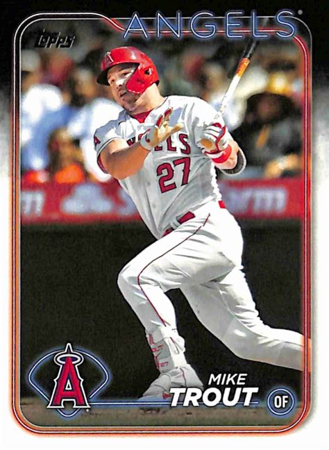 Mike Trout - Angels 2024 Topps 27 Card - Echo X Era
