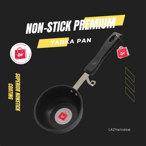 Buy LAZYwindow Nonstick & Iron Cookware Combo - 1 Tadka Pan (11cm Dia ...