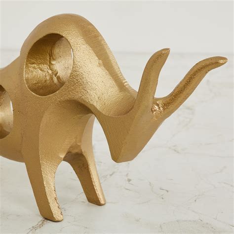 Buy Fiesta Gold Metal Bull Figurine from Home Centre at just INR 1199.0