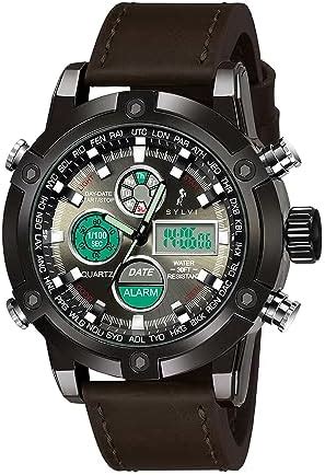 Sylvi Analog Digital Watch for Men | Transparent Dial & Adjustable ...