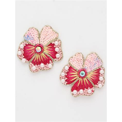 Buy Moedbuille Pink Contemporary Earrings Online