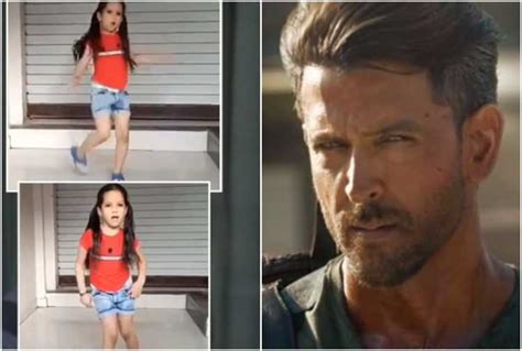 Hrithik Roshan Shared Little Girl Dancing Video On Jai Jai Shiv Shankar ...