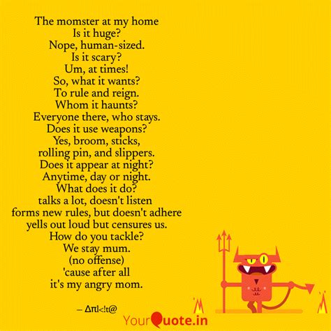 The momster at my home Is... | Quotes & Writings by Bhagyashree(Ankita ...