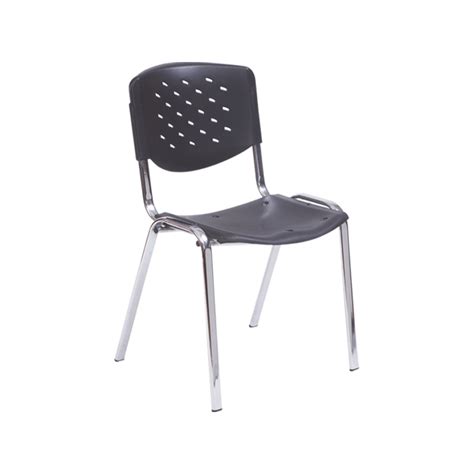GC 975 Cafe Chair by Geeken with Chrome Plated Pipe Frame