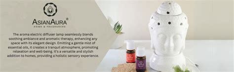 Asian Aura Handcrafted Ceramic Electric Buddha Shaped Aroma Diffuser ...