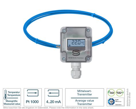 Average value transmitter with display 4-20 mA