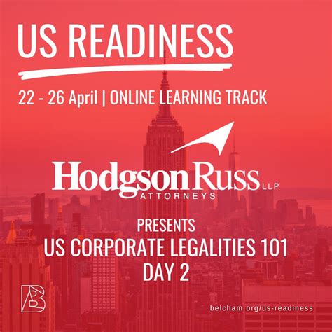Hodgson Russ LLP on LinkedIn: US Readiness — Belcham