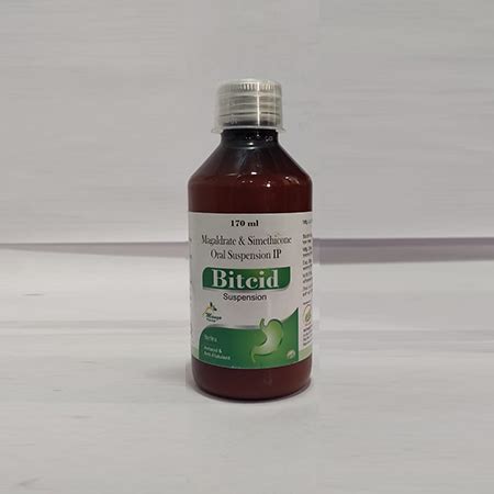 Bitcid - Magaldrate & Simethicone Oral Suspension IP - Biotanic ...