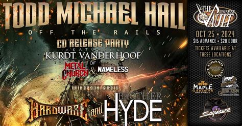 TODD MICHAEL HALL Featuring KURDT VANDERHOOF of METAL CHURCH and ...