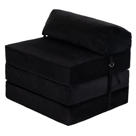 Buy Loft 25 Adult Sofa Futon Z Bed | Soft Velvet Material | Single Fold ...