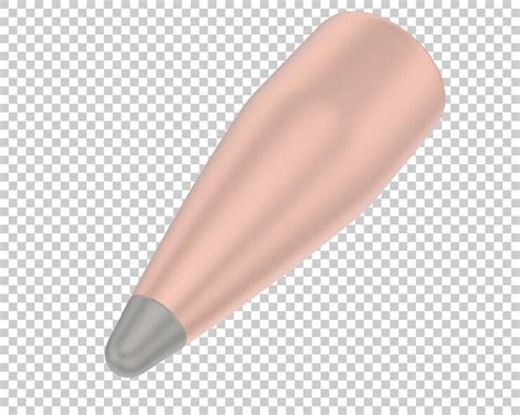 Bullet on transparent background 3d rendering illustration | Premium PSD