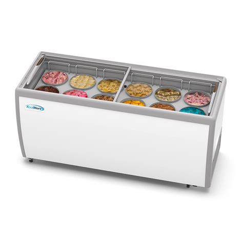 Buy Koolmore 70 inch Commercial Ice Cream Dipping Cabinet Display Case ...