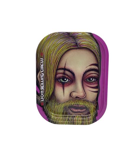 BANDEJA LION ROLLING CIRCUS MINI 14 X 18 CM ROSA – TABACOSWEB