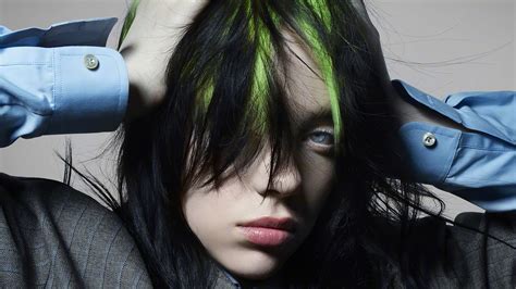 Billie Eilish HD Close-Up: American Music Icon's Intense Portrait