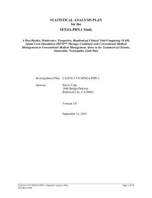 Fillable Online clinicaltrials.govProvidedDocs46STATISTICAL ANALYSIS ...