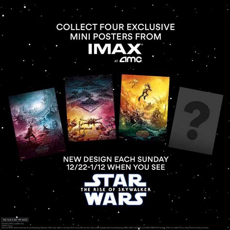 3rd weekend IMAX at AMC Poster : r/StarWarsLeaks