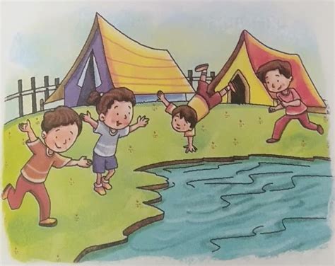 Write any six line on the given picture - Brainly.in