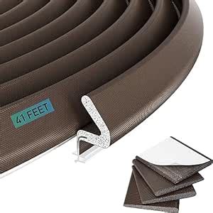 FCSOTSPS Weather Stripping Seal, 41Feet V Shaped Kerf Weatherstrip ...