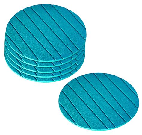 Kuber Industries Heat Insulation Coasters|Round Shape & Anti Slip EVA ...