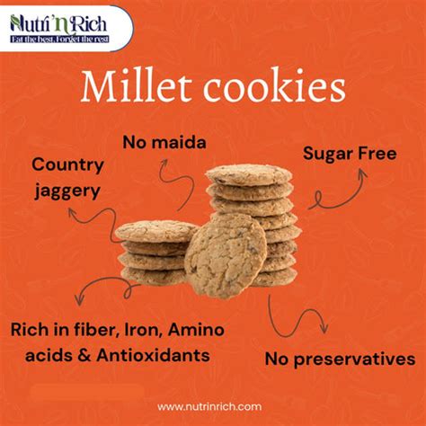 Country Jaggery Multi Millet Cookies 4x100Gms Combo Pack – Nutri n rich