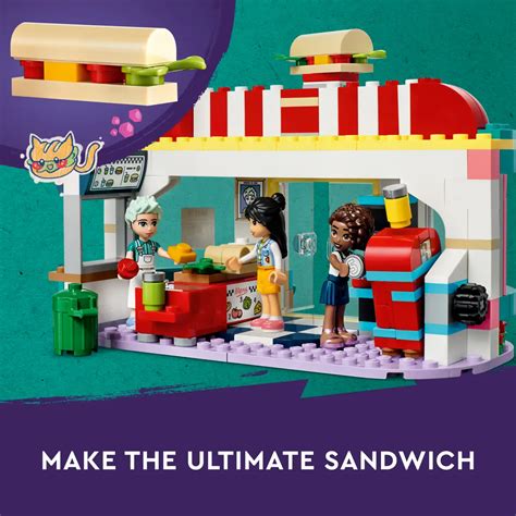 Buy LEGO Friends Heartlake Downtown Diner Building Toy Set, 346 Pieces ...