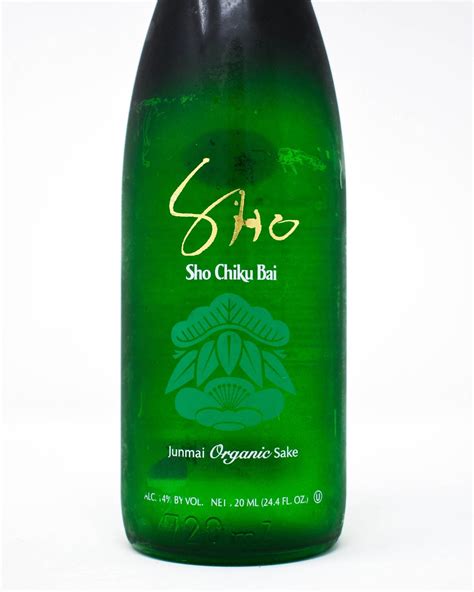 Sho Chiku Bai, SHO, Junmai Organic Sake, 720ml - Princeville Wine Market
