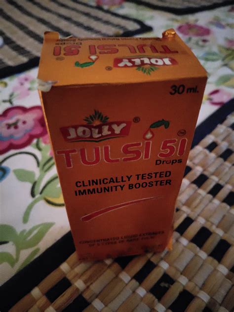 Jolly Tulsi 51 Drops Natural Immunity Booster (Light Gold)- 18 ml ...