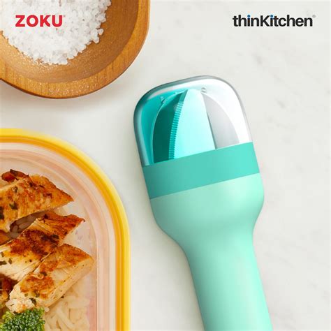 thinKitchen™ Zoku Stainless Steel Kids Pocket Utensil Set, Teal ...