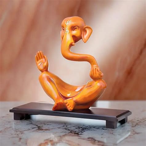 Buy Modern Design Ganesha Statue Showpiece on Tray | Elegant Art ...