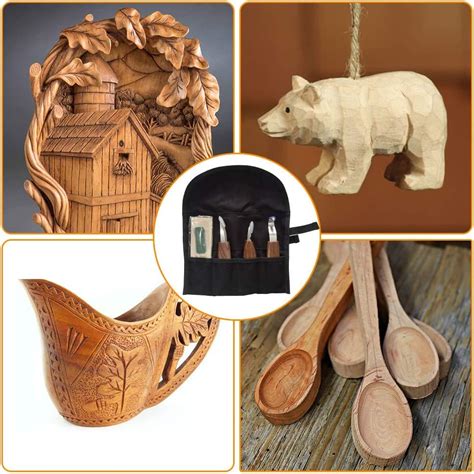 Buy TPORT Wood Carving Tool Set, Wood Carving Kits with Carving Hook ...