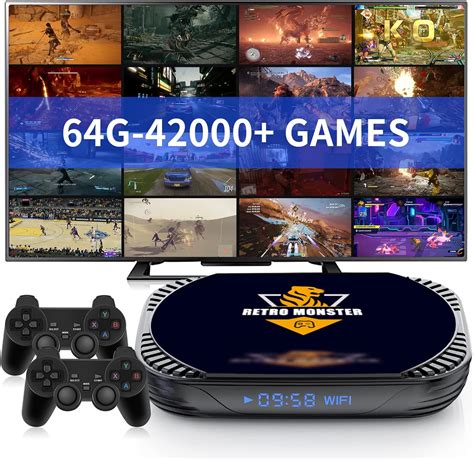 Retro Game Console with Built in 42000 Games, 4K UHD | Ubuy India
