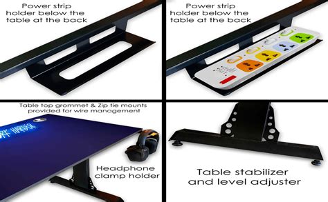 Pun Enterprises Gaming Desk Matte Metal Finish Table Rog Design Desk ...