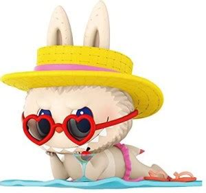 Pop LABUBU Beach Figurine Art Toy Box Popular Collectible Random Art ...