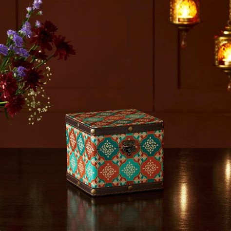 Buy Oxley Printed Engineered Wood Storage Gift Box - Small from Home ...