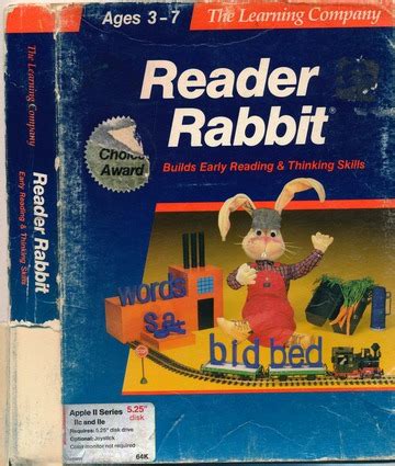 Image result for The Learning Company Reader Rabbit Reading Computer