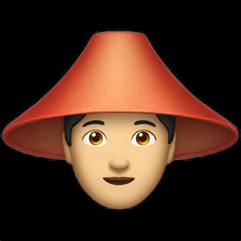 Chinese hat emoji | AI Emoji Generator