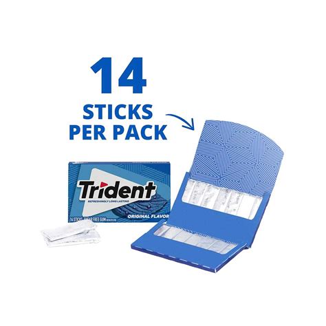 Buy Trident Original Sugar Free Gum, 14 pcs from Dollar General - Instore