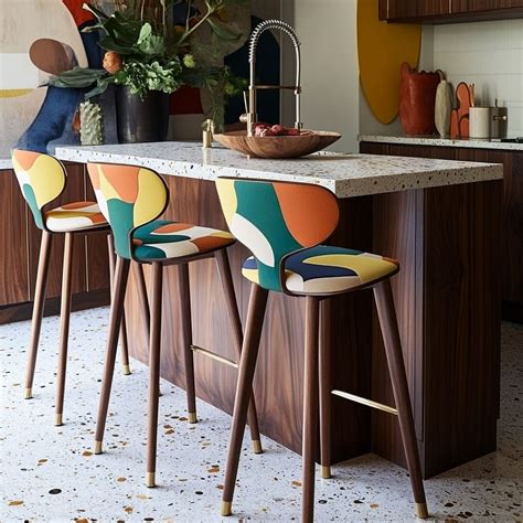 35 Bar Stool Ideas with Patterns: Tips & Trends for Kitchens