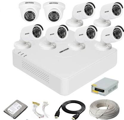 HIKVISION 8 Channal TURBO HD DVR 1080p 1Pcs,Outdoor & Indoor Camera ...