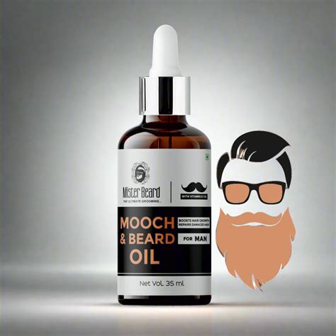 Mister Beard Mooch & Beard Oil 35ml, for growth of hairs – Pink Root