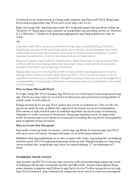 MS Word Documents Tutorial 的图像结果