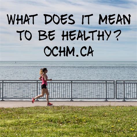 What Does It Mean To Be Healthy? | ONTARIO COLLEGE OF HOMEOPATHIC MEDICINE