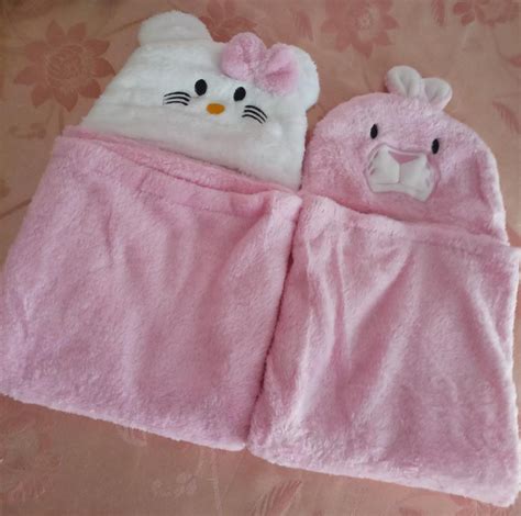 Buy MY NEWBORN by 10 CLUB 3-in-1 Hooded Baby Blanket Wrapper - Set of 2 ...
