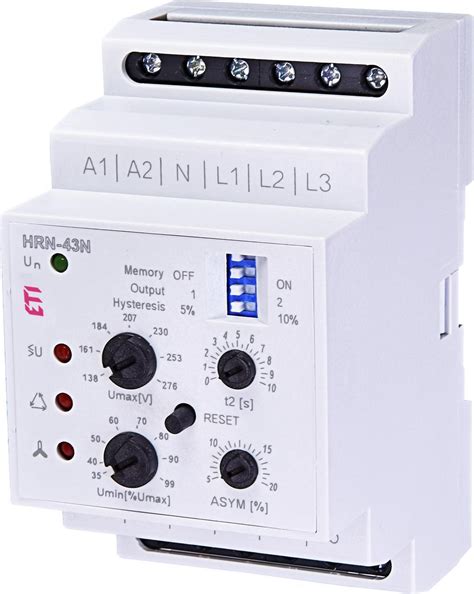 Реле контроля напряжения в 3-фазных сетях HRN-43N 230 ETI 2471404 ...